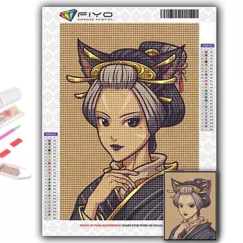 Популярная 5D Diy вышивка крестиком мультфильм аниме игровой персонаж живопись полная дрель набор для вышивки крестом Наклейка на стену домашний декор Full Round 20X30CM