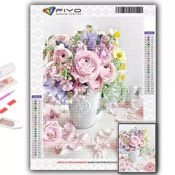 Популярная 5D Diy вышивка крестиком розовые розы картина полная дрель набор для вышивки крестом Наклейка на стену домашний декор Full Round 20X30CM