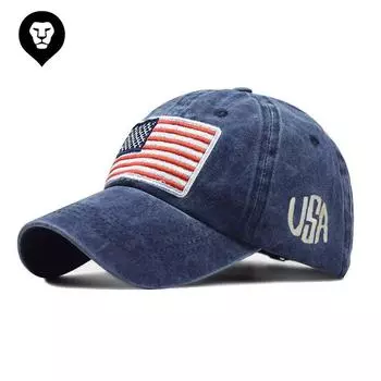 Популярная бейсболка Alphabet Универсальная модная мужская и женская бейсболка с флагом из чистого хлопка Adjustable