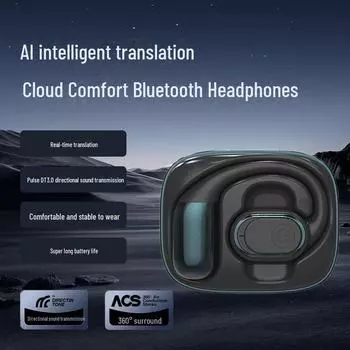 Популярная беспроводная гарнитура Ear-Hook X3 с функцией искусственного интеллекта и настройкой Bluetooth.