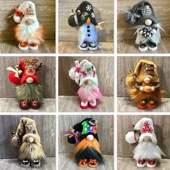 Популярная безликая кукла стоящая кукла BOO осенняя тыква рождественская кукла