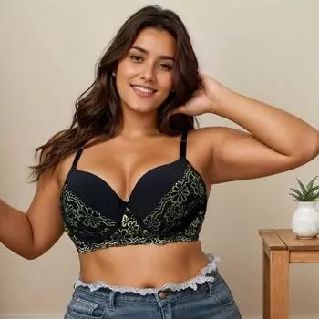 Популярная большая грудь со стальными ободками, бюстгальтеры, нижнее белье больших размеров, сексуальные бюстгальтеры со сборками. 90D