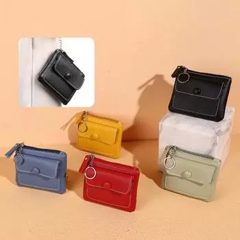 Популярная денежная сумка, короткая, износостойкая, сохраняет порядок красный