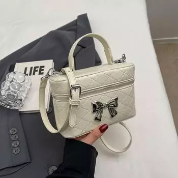 Популярная дуговая переносная сумка-ведро для женщин, повседневная, элегантная, через плечо, универсальный, подвесной, студенческий рюкзак в стиле ретро, новый