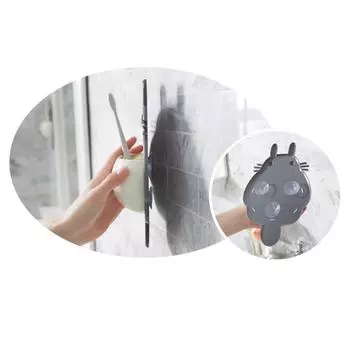 Популярная горячая продажа Шиншилла Новое поступление Товар Полка Держатель для хранения 1PC Зубная паста и держатель зубной щетки Высокое качество Новый стиль Посуда Популярно темно серый