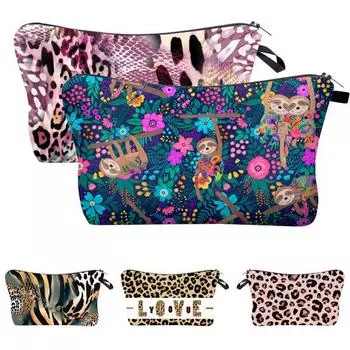 Популярная косметичка на молнии прочная большая емкость 4