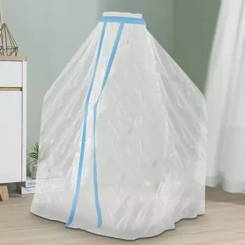 Популярная кровать с москитной сеткой, круглый навес, многоразовый, долговечный, элегантная кровать, купольная противомоскитная палатка для подарка L белый