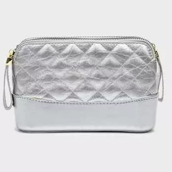 Популярная летняя простая сумка-цепочка, серебряная сумка через плечо, модная текстура, ромбовидная сумка для женщин