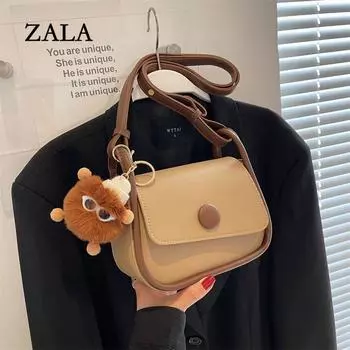 Популярная маленькая сумка женская новая модная интернет-знаменитость универсальная косая сумка модная иностранная высокого класса маленькая квадратная сумка хаки