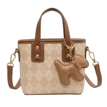 Популярная маленькая женская сумка, новая универсальная сумка-мессенджер Feeling Texture Niche, портативная сумка-ведро