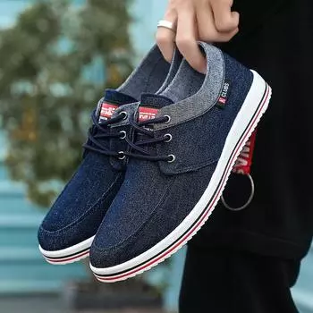 Популярная модная повседневная обувь для мужчин весна-осень дышащие шнурки кроссовки Zapatillas для взрослых нескользящая мужская обувь больших размеров 896 39 чёрный