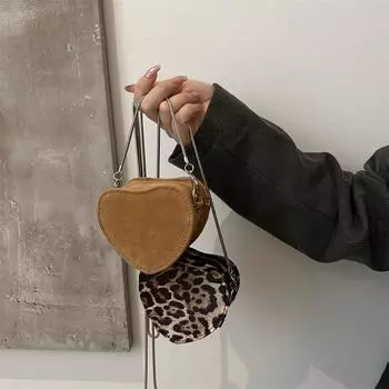 Популярная модная сумка-мессенджер с цепочкой на плече, персонализированная мини-сумка Love красный