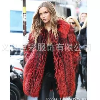 Популярная молодая женская куртка с лацканами из искусственного меха, куртка из меха лисы, экологически чистый мех S