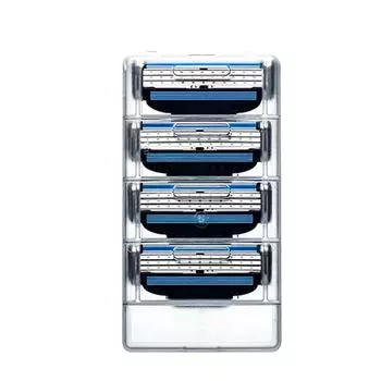 Популярная мужская бритва с трехслойным лезвием Fengsu 3 с 4 упаковками бритвенных головок 4 pack