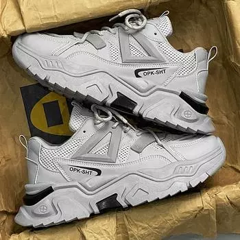 Популярная мужская обувь летняя молодежная сетчатая кроссовки для бега мальчиков модный бренд обувь для папы Дарта Вейдера увеличивающая высота обуви 39