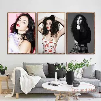 Популярная музыкальная певица, звезда Чарли Xcx, постеры и принты, настенные панно для гостиной, абстрактный декоративный домашний декор, образы 21cm30cm NoFrame