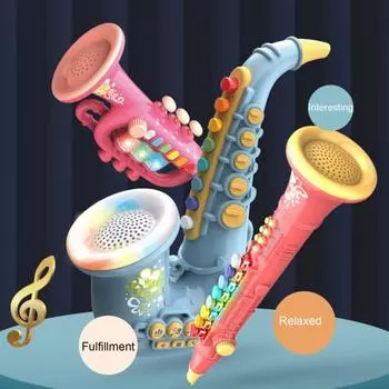 Популярная настоящая играбельная тонкая работа труба игрушка обучающие детские музыкальные инструменты для помещений A