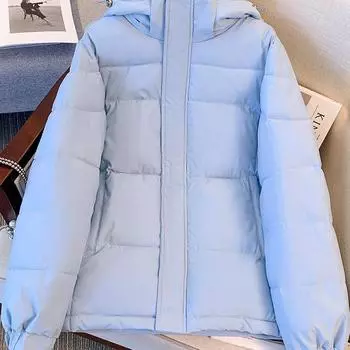 Популярная одежда из хлопка с взрывом, женская зимняя 2024, новое пальто, большой размер, маленькая короткая куртка-пуховик S [80-50kg]