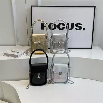 Популярная однотонная сумка Niche Design, модная летняя новая тенденция, простая косая маленькая квадратная сумка на одно плечо