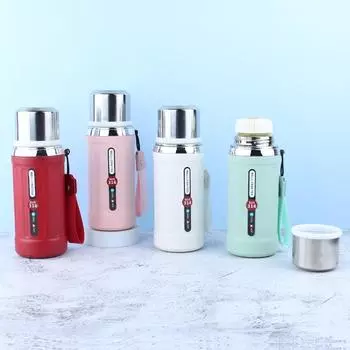 Популярная онлайн нержавеющая сталь 316, винтажная римская колонна, вакуумная чашка, уличная портативная чашка для разделения чая, большая емкость, чашка для воды 600ml розовый