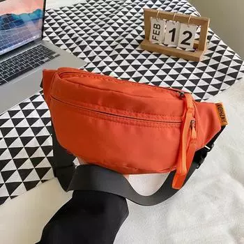 Популярная поясная сумка, сумка-трансграничный тренд, большая вместительная сумка для пары, повседневная сумка через плечо для студентов в корейском стиле хаки