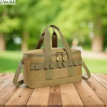 Популярная прочная сумка для обеда на открытом воздухе, большая вместимость, термосумка-холодильник, изолированный кулер для кемпинга, пикника, пляжа, работы, поездки камуфляжный