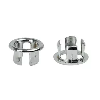 Популярная раковина Круглое кольцо Популярные принадлежности для ванной комнаты Overflow Запасная крышка 2PCS Высокое качество хромированная отделка Горячая продажа Пролитое водяное кольцо Керамический бассейн 3