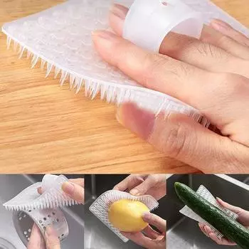Популярная щетка для фруктов и овощей, многофункциональная, многофункциональная, кухонная щетка для чистки кухни, щетка для чистки PP, бытовая Random