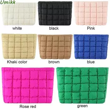 Популярная стеганая косметичка, косметичка для путешествий, косметичка для женщин и девочек (черный) CHINA