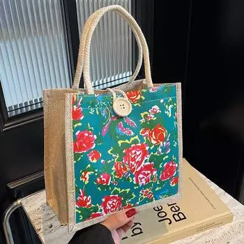 Популярная сумка Bento для ланч-боксов для женщин, новая модная сумка для выходов, маленькая сумка на одно плечо