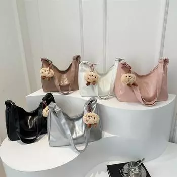 Популярная сумка большой вместимости для женщин, весна, новая модная повседневная сумка-тоут, простая сумка через плечо на одно плечо No on-hook