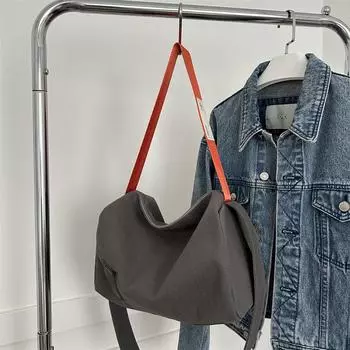 Популярная сумка-тоут, осенняя новая повседневная и модная сумка через плечо, простая ретро-сумка большой емкости Without pendant