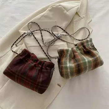 Популярная сумка-ведро, новый стиль, сумка для женщин, персонализированная сумка на цепочке, модная простая сумка через плечо для женщин