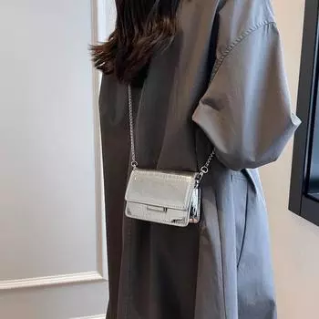Популярная суперпопулярная маленькая сумка летняя популярная универсальная сумка-мессенджер с цепочкой модная мини-сумка-слинг квадратной формы