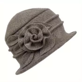 Популярная термошляпа-цилиндр, осенне-зимняя женская шляпа, элегантная шляпа высокого класса, удобная шляпа для мам one size fits all синий