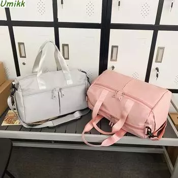 популярная унисекс повседневная ночная сумка с мокрым карманом, сумка для хранения для фитнеса, однотонная сумка на плечо для упражнений, спортивная сумка для йоги на открытом воздухе серебряный