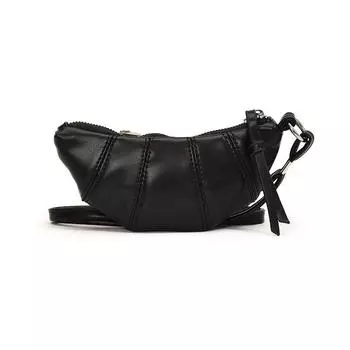 Популярная универсальная мини-сумка для переноски круассанов женская новинка 2024 года сумка для пельменей на шею иностранная личность сумка-мессенджер через плечо серебряный