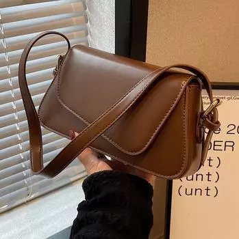 Популярная в этом году маленькая сумка 2024 года, новая женская сумка на осень и зиму, высококачественная сумка-мессенджер на одно плечо, маленькая квадратная сумка через подмышку белый