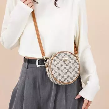 Популярная в этом году маленькая сумка 2025 зима новая сумка для мобильного телефона корейская версия алфавит старая сумка с цветком мода изменение сумка женская