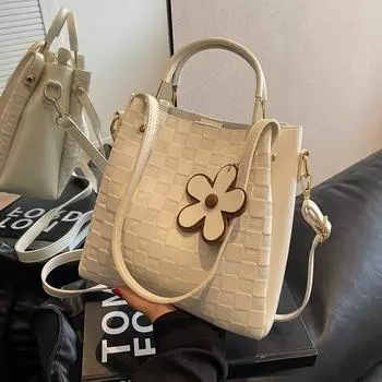 Популярная в этом году маленькая женская сумка 2023 года: новая летняя универсальная сумка через плечо, сумка с корейской текстурой, сумка-ведро для мамы only bag