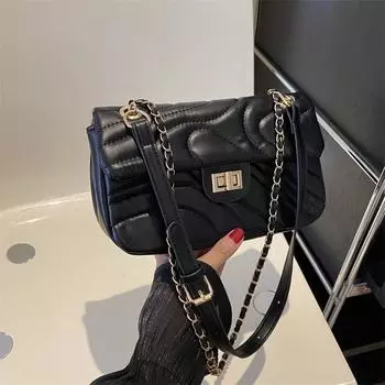 Популярная в этом году маленькая женская сумка 2024 года, новая простая модная сумка-мессенджер, женская повседневная ретро-маленькая квадратная сумка белый