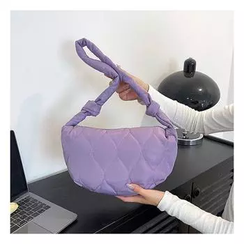 Популярная в этом году сумка через плечо 2024 года, новая сумка осень женская нишевая сумка-пельмень модная и простая сумка-мессенджер женская сумка чёрный