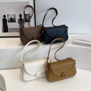 Популярная в этом году сумка для подмышек. 2023. Новый модный и высококачественный французский нишевый дизайн. Новая седельная сумка.