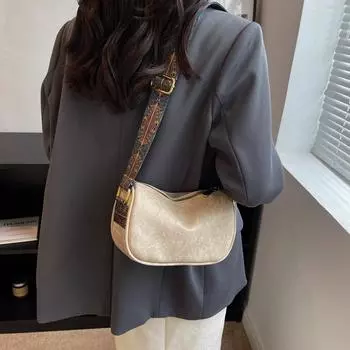 Популярная в этом году сумка-подушка для женщин 2024 года, новая широкополосная сумка-мессенджер, повседневная сумка через плечо, сумка для поездок на работу