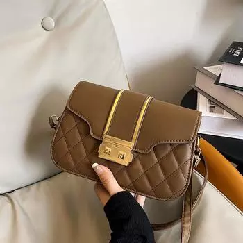 Популярная в этом году сумка с бриллиантами для женщин 2024 года, новая модная сумка через плечо, простая сумка-мессенджер для женщин, маленькая квадратная сумка для поездок на работу белый