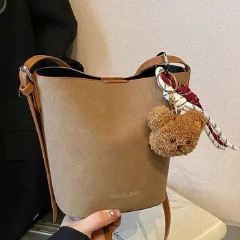 Популярная в этом году сумка-ведро для женщин 2025 года, модная женская сумка-мессенджер, женская сумка через плечо высокого класса Sense Niche