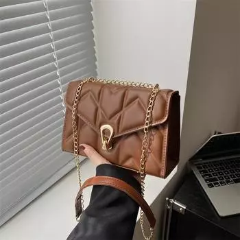 Популярная в этом году сумка женская сумка 2024 новая модная сумка-мессенджер с мятой текстурой модная женская сумка чёрный