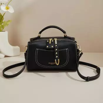 Популярная в этом году женская сумка 2024 года: новая модная и универсальная сумка с текстурой в стиле ретро, маленькая квадратная сумка через плечо