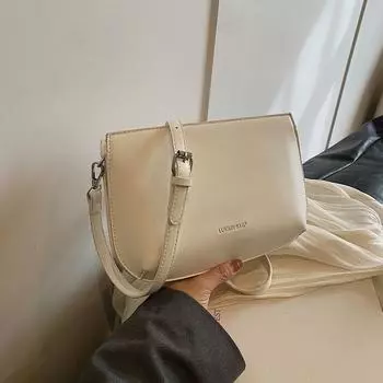 Популярная в этом году женская сумка 2024 года, осень, новый нишевый дизайн, простая и универсальная сумка через плечо на одно плечо, сумка-орган 26*5*17