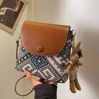 Популярная в этом году женская сумка-мессенджер для мобильного телефона, женская сумка-ведро высокого класса, женская сумка-ведро через плечо